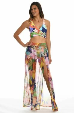 In The Tropics Maxi Skirt - FINAL SALE -Lablanca Sales Shop CT2BA45 MLT F2