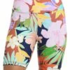 In The Tropics Reversible High Waist Bike Short - FINAL SALE
