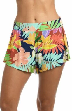 In The Tropics Flounce Short - FINAL SALE -Lablanca Sales Shop CT2BA69 MLT F2
