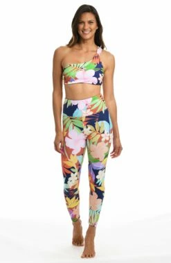 In The Tropics Reversible High Waist Legging - FINAL SALE 11 In The Tropics Reversible High Waist Legging - FINAL SALE -Lablanca Sales Shop CT2BA72 MLT F1