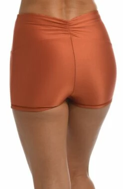 On The Spot Reversible Mid Waist Bike Short - FINAL SALE -Lablanca Sales Shop CT2BB61 CLY B6