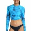 Head In The Clouds Cropped Rashguard - FINAL SALE -Lablanca Sales Shop CT2BD50 POL F1