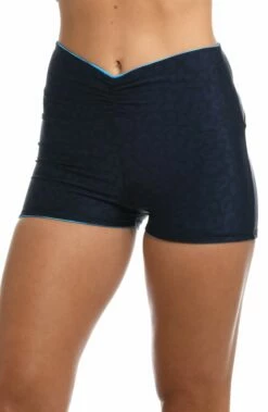 Head In The Clouds Reversible Mid Waist Bike Short - FINAL SALE -Lablanca Sales Shop CT2BD61 POL F4