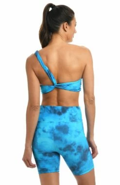Head In The Clouds Reversible High Waist Bike Short - FINAL SALE -Lablanca Sales Shop CT2BD63 POL B
