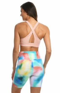 Sunset Tide Reversible High Waist Bike Short - FINAL SALE -Lablanca Sales Shop CT2BF63 MLT B1