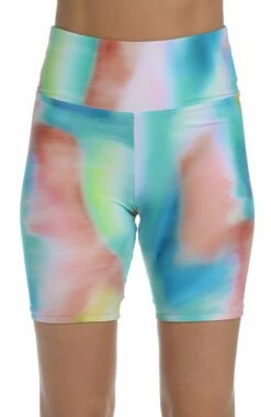 Sunset Tide Reversible High Waist Bike Short - FINAL SALE