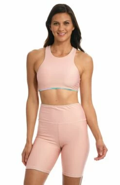 Sunset Tide Reversible High Waist Bike Short - FINAL SALE -Lablanca Sales Shop CT2BF63 MLT F2