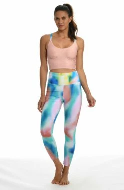 Sunset Tide Reversible High Waist Legging - FINAL SALE 12 Sunset Tide Reversible High Waist Legging - FINAL SALE -Lablanca Sales Shop CT2BF72 MLT F