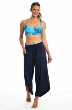 Lounge Around Jersey Draped Culottes - FINAL SALE -Lablanca Sales Shop CT2BG78 MID F1