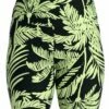 Abstract Palm High-Waist Bike Short - FINAL SALE