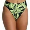 Abstract Palm Reversible High-Waist Bottom - FINAL SALE -Lablanca Sales Shop CT2BK98 BLK F1