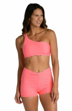 Camo Cheetah Reversible High-Waist Bike Short - FINAL SALE 14 Camo Cheetah Reversible High-Waist Bike Short - FINAL SALE -Lablanca Sales Shop CT2BL61 MLT REV F1