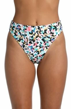 Camo Cheetah Reversible High-Waist Bottom - FINAL SALE