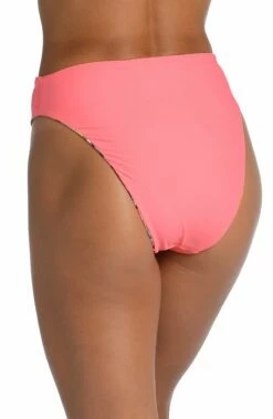 Camo Cheetah Reversible High-Waist Bottom - FINAL SALE -Lablanca Sales Shop CT2BL98 MLT REV B1