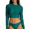 Ditsy Spot Cropped Rashguard - FINAL SALE -Lablanca Sales Shop CT2BM50 JAD F1