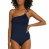 Island Goddess Lace Back One Shoulder One Piece - Indigo 2 Island Goddess Lace Back One Shoulder One Piece - Indigo -Lablanca Sales Shop LB0IG14 IND F 1
