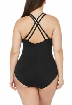 Island Goddess Underwire Cross-Back One Piece -Lablanca Sales Shop LB0IG16W BLK B