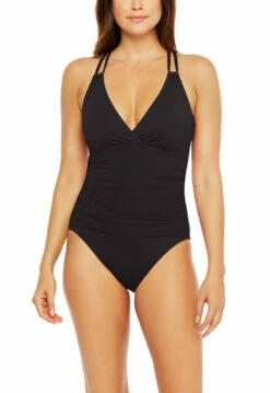 Island Goddess Underwire Cross-Back One Piece