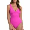 Island Goddess Multi-Strap Cross-Back One Piece - Orchid -Lablanca Sales Shop LB0IG22ORC F1