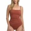 Island Goddess Lingerie One Piece - FINAL SALE - Cinnamon