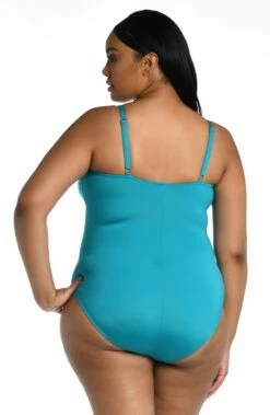 Island Goddess Lingerie One Piece - Turquoise -Lablanca Sales Shop LB0IG24W TUR B1