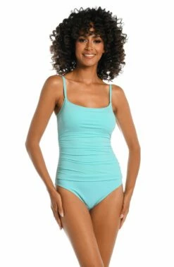 Island Goddess Lingerie One Piece - Ice Blue