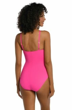 Island Goddess Lingerie One Piece - Pop Pink 8 Island Goddess Lingerie One Piece - Pop Pink -Lablanca Sales Shop LB0IG24 PPN B 2