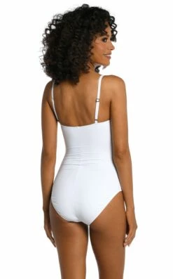 Island Goddess Lingerie One Piece - White -Lablanca Sales Shop LB0IG24 WHT B 2