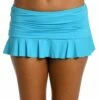 Island Goddess Ruffle Skirted Bottom - Azul -Lablanca Sales Shop LB0IG91 AZL F 1