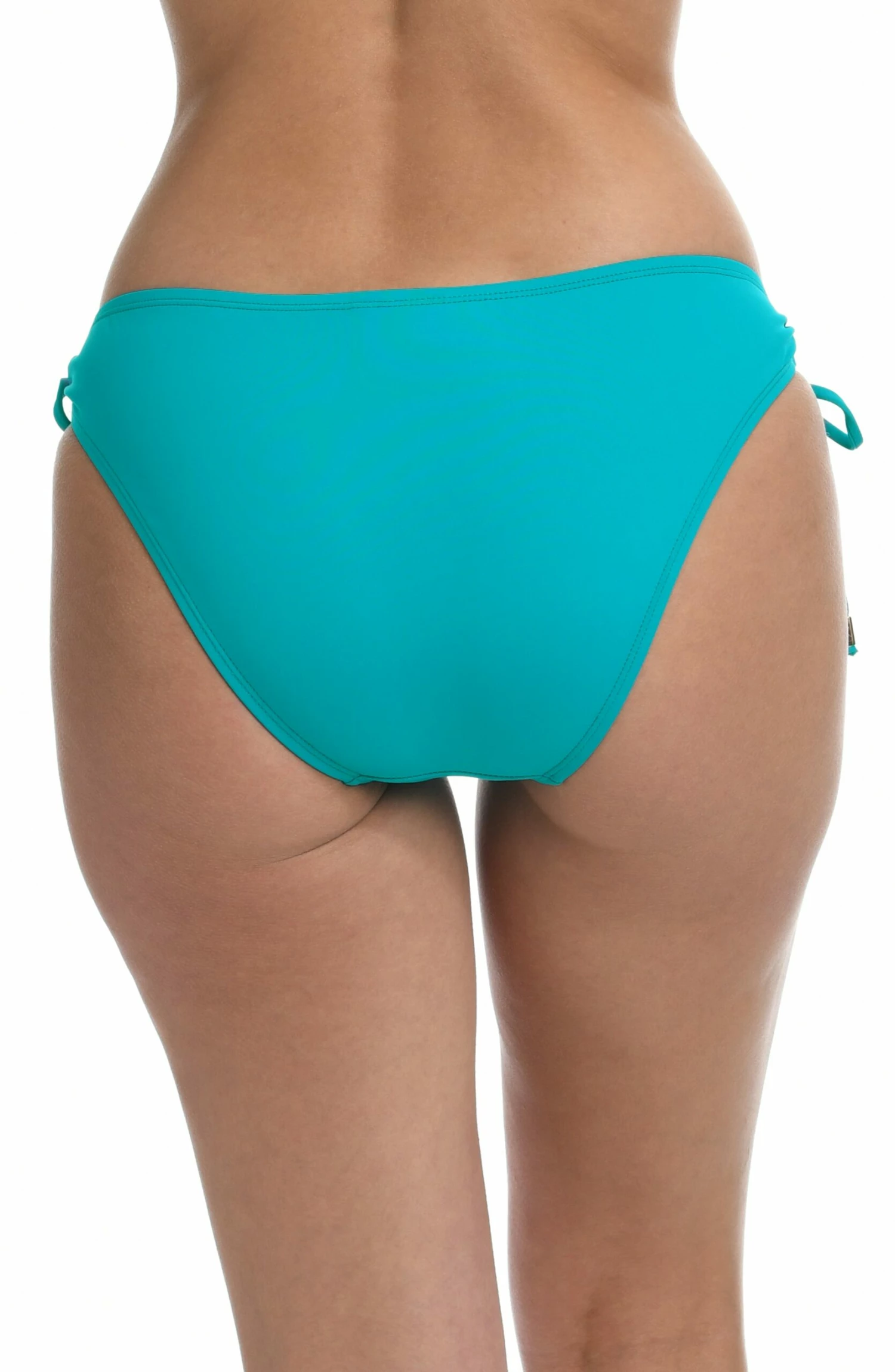 Island Goddess Side Tie Hipster Bottom - Turquoise 4 Island Goddess Side Tie Hipster Bottom - Turquoise - Image 2