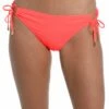 Island Goddess Side Tie Hipster Bottom - Hot Coral -Lablanca Sales Shop LB0IG94 HCR F edit