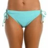 Island Goddess Side Tie Hipster Bottom - Ice Blue