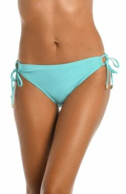 Island Goddess Side Tie Hipster Bottom - Ice Blue -Lablanca Sales Shop LB0IG94 ICB F 2