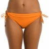 Island Goddess Side Tie Hipster Bottom - Tangerine