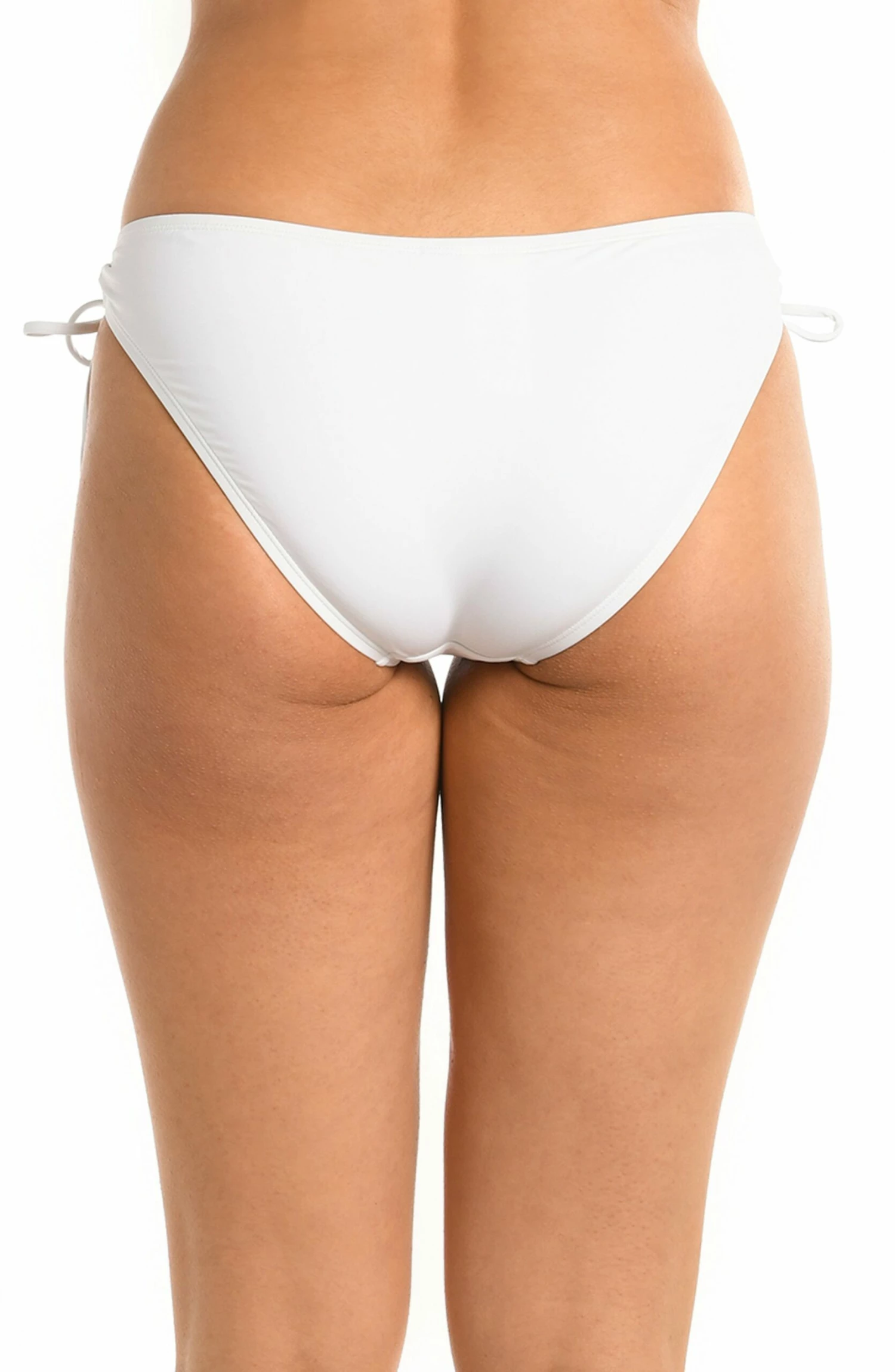 Island Goddess Side Tie Hipster Bottom - White 4 Island Goddess Side Tie Hipster Bottom - White - Image 2