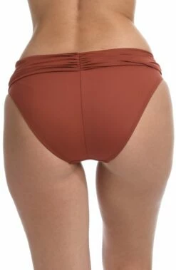 Island Goddess Shirred Band Hipster Bottom - FINAL SALE - Cinnamon -Lablanca Sales Shop LB0IG95CIN B