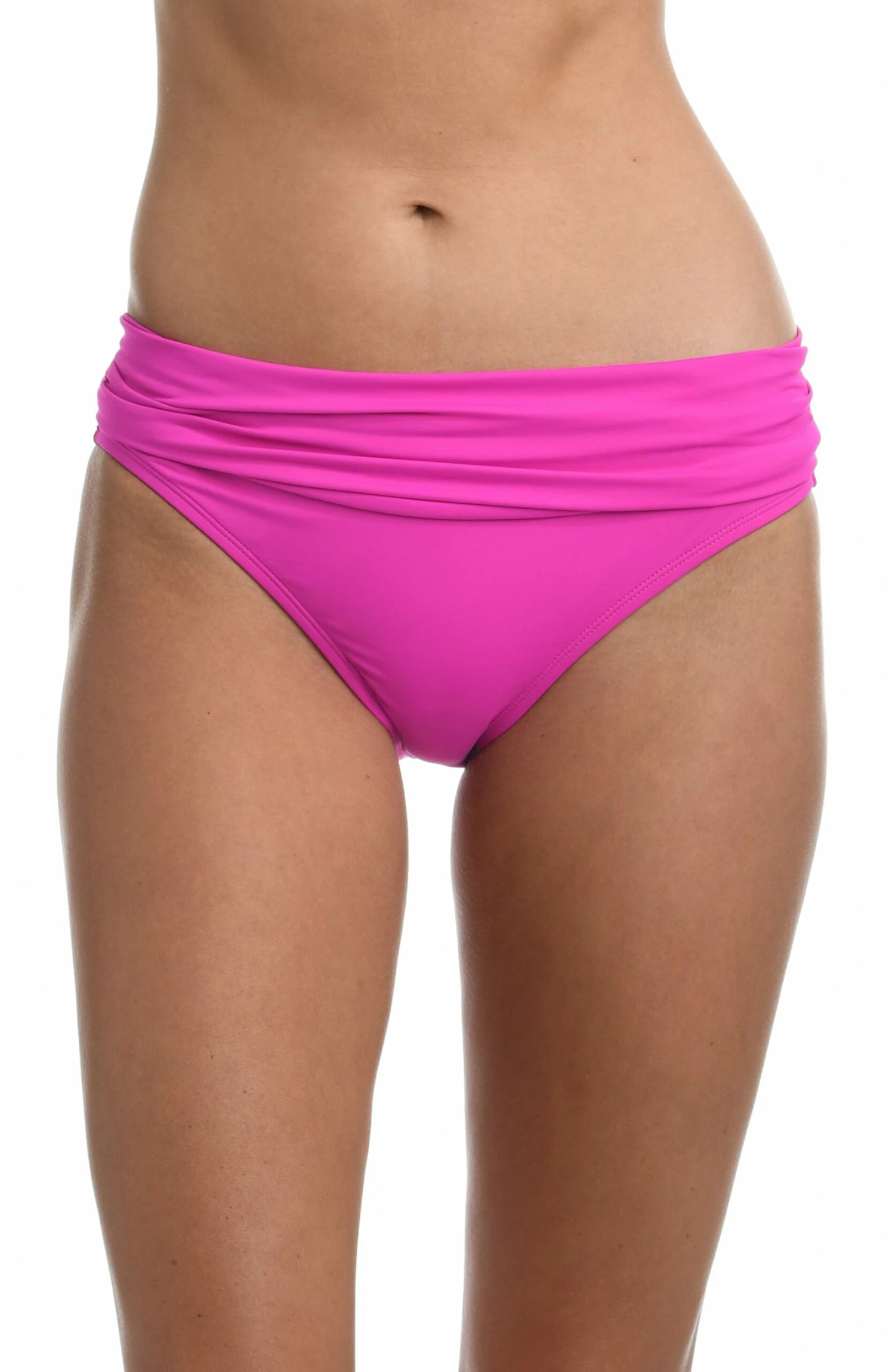 Island Goddess Shirred Band Hipster Bottom - Orchid 3 Island Goddess Shirred Band Hipster Bottom - Orchid