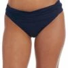 Island Goddess Shirred Band Hipster Bottom - Indigo -Lablanca Sales Shop LB0IG95 IND F2