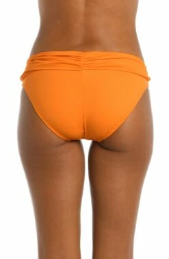 Island Goddess Shirred Band Hipster Bottom - Tangerine -Lablanca Sales Shop LB0IG95 TNG B 1