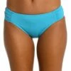 Island Goddess Side Shirred Hipster Bottom - Azul