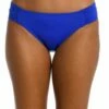 Island Goddess Side Shirred Hipster Bottom - Sapphire