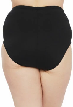 Island Goddess Side Shirred High Waist Bottom - Black 9 Island Goddess Side Shirred High Waist Bottom - Black -Lablanca Sales Shop LB0IG98W BLK B