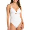 Island Goddess Twist Keyhole One Piece - White 1 Island Goddess Twist Keyhole One Piece - White -Lablanca Sales Shop LB1IG02 WHT F 1 a767f075 a6be 48d1 845d fa44e4053df3