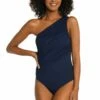 Island Goddess Shirred One Shoulder One Piece - Indigo -Lablanca Sales Shop LB1IG03 IND F 1 dd1ad918 c956 4b31 9f28 672b4ba4fb79