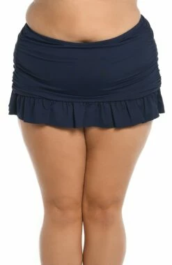 Island Goddess Ruffle Skirted Bottom - Indigo -Lablanca Sales Shop LB1IG91W IND F 1