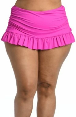 Island Goddess Ruffle Skirted Bottom - Orchid -Lablanca Sales Shop LB1IG91W ORC F