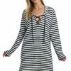 Static Stripe V-Neck Tunic - FINAL SALE 2 Static Stripe V-Neck Tunic - FINAL SALE -Lablanca Sales Shop LB2CW55 IND F1