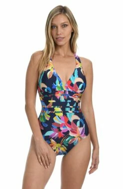 By The Sea Multi-Strap Cross-Back One Piece - FINAL SALE