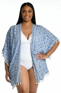 Mediterranean Breeze Kimono -Lablanca Sales Shop LB2CZ63W CPB F