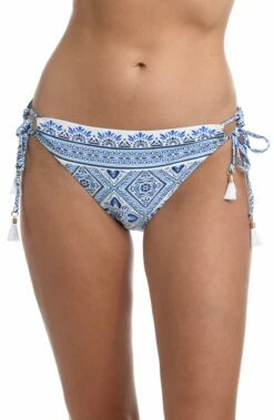 Mediterranean Breeze Side Tie Hipster Bottom